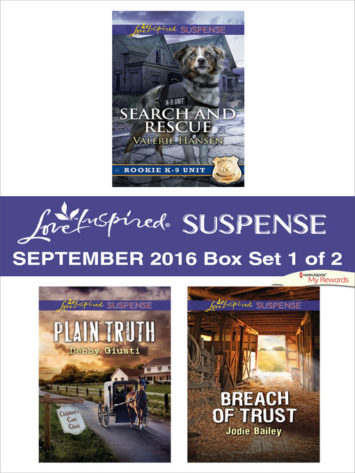 Title details for Harlequin Love Inspired Suspense September 2016--Box Set 1 of 2 by Valerie Hansen - Available